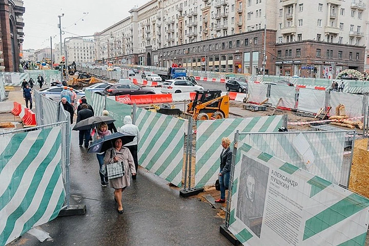 Установка временных ограждений