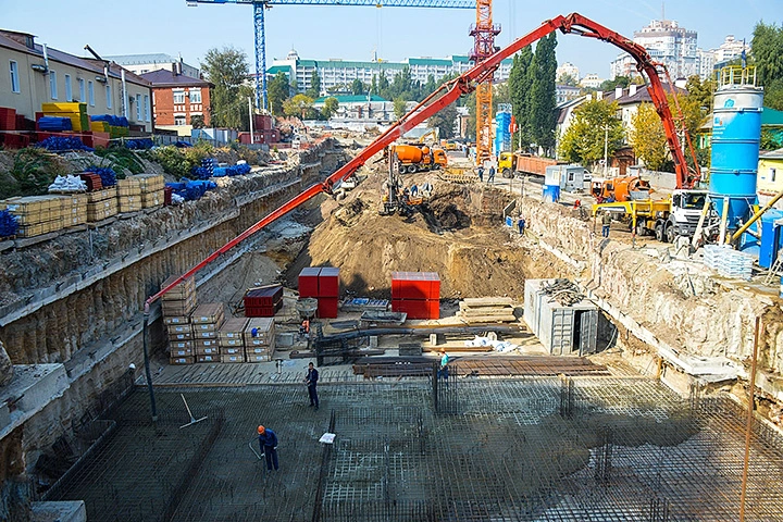 Бетонирование конструкций