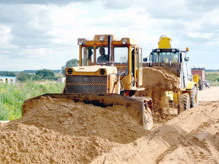 Обратная засыпка пазух котлована