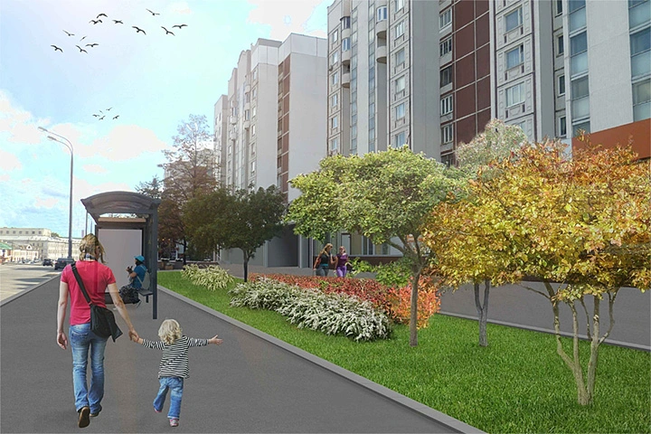 ПОС на благоустройство улицы